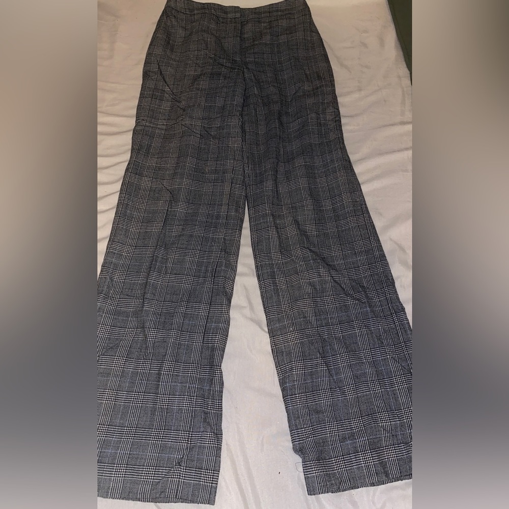 AnnTaylor plaid dress pants.